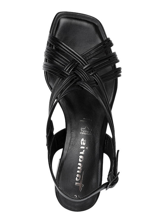 Leder Sandalen Schwarz