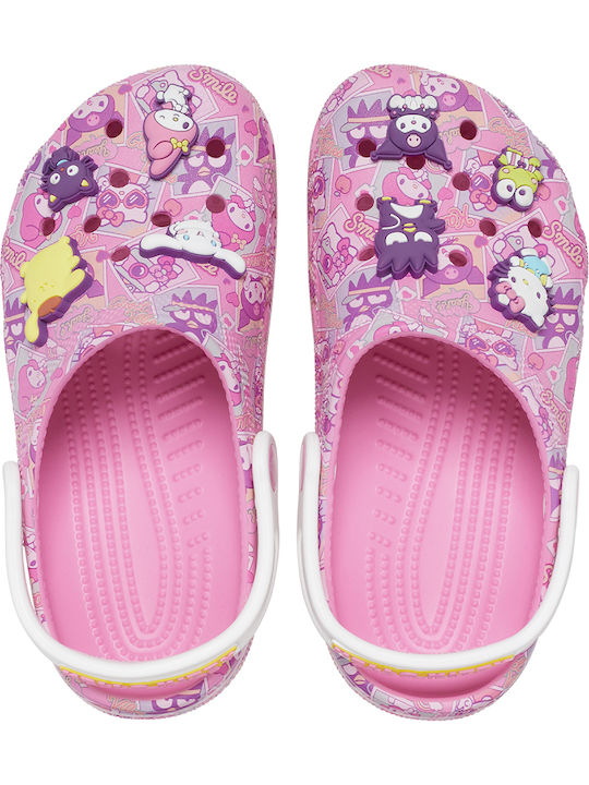 Classic Hello Kitty Clog T Παιδικά Ανατομικά Σαμπό Θαλάσσης Ροζ