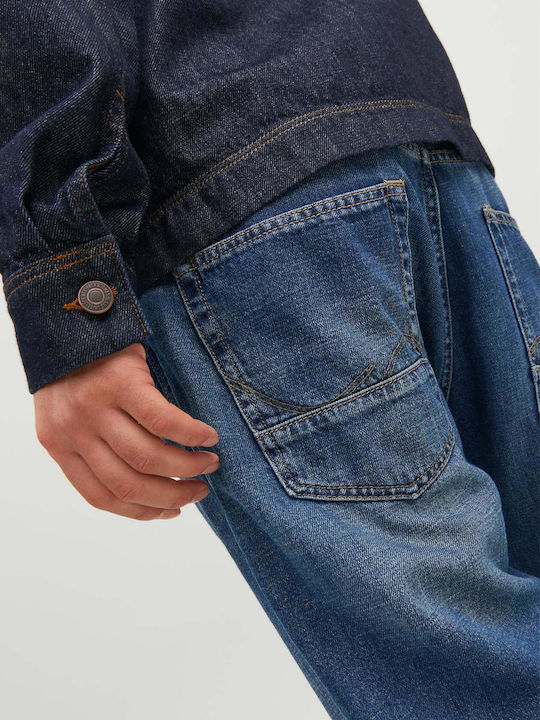 Men's Jeans Pants Cropped Blue