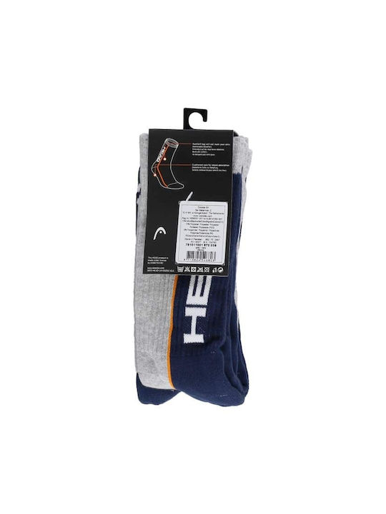 Head Stripe Short Crew Athletic Socks Multicolour 3 Pairs