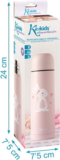Kiokids Lovely Bunny Βρεφικό Θερμός Υγρών Ανοξείδωτο 500ml