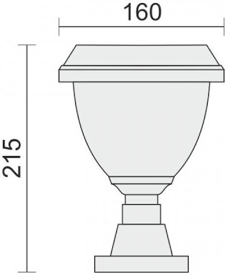 Spot Light Επιτοίχιο Ηλιακό Φωτιστικό 1W με Φυσικό Λευκό Φως 4000K IP65