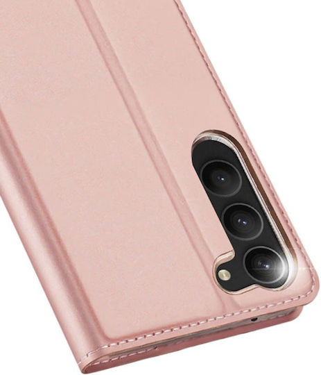 Dux Ducis Skin Pro Brieftasche Synthetisches Leder Rosa (Galaxy S23+)