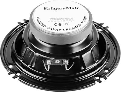 Kruger & Matz Автомобилен Високоговорител 6" с 120W RMS (Среден клас)