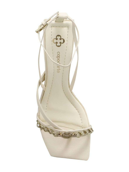 Sandale Elegante Damă Din Piele Bej