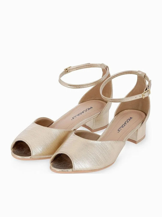 Leather Sandals Anatomic Gold