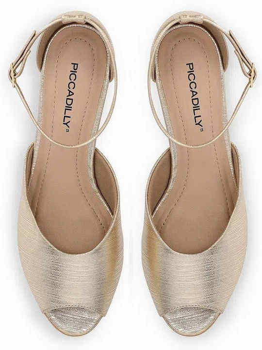 Leather Sandals Anatomic Gold