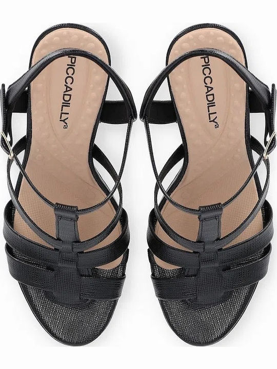 Leather Sandals Anatomic Black