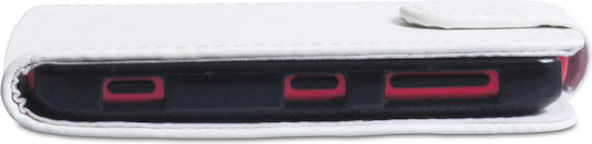 Nokia Vertical Flip Δερματίνης Μαγνητικό Λευκό (Lumia 625)