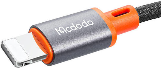 Mcdodo Braided 3.5mm to Lightning Cable Μαύρο 1.2m (CA-0780)