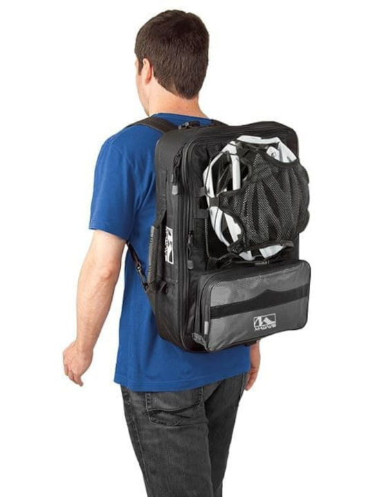 M-Wave Triple Bicycle Rack Bag 28L Black