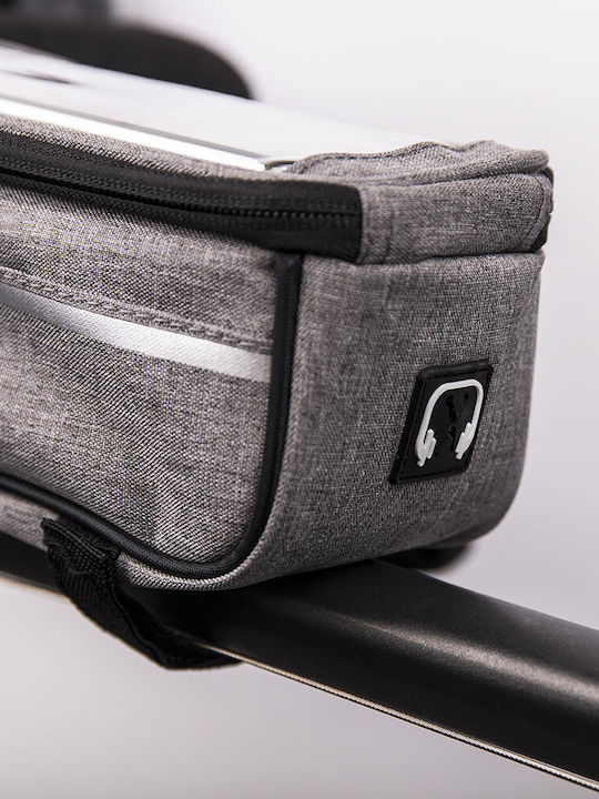 TelForceOne Phone Holder Τσαντάκι Σκελετού Ποδηλάτου Γκρι