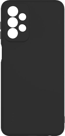 Nemo Matt Soft Back Cover Σιλικόνης Μαύρο (Samsung Galaxy A23)