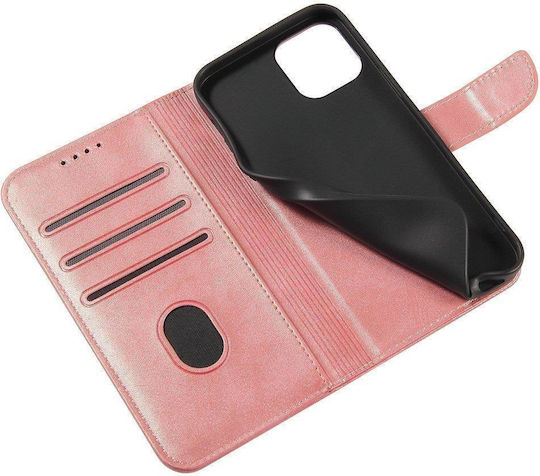 Hurtel Magnet Elegant Wallet Synthetic Leather Pink (Redmi Note 11 Pro+ 5G)