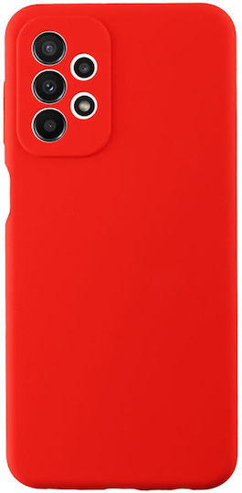 Idol 1991 Velvet Elite 4 Side Camera Guard Back Cover Silicon Roșu (Galaxy A23 4G / Galaxy A23 5G)