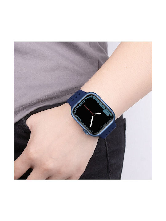 Hoco WA08 Honeycomb Armband Silikon Evening Blue (Apple Watch 38/40/41/42mm) 38239