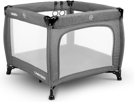 Caretero Quadra Park mit Matratze Gray 82x82cm