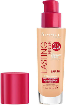 Rimmel Lasting Finish 25H Foundation with Comfort Serum SPF20 30ml