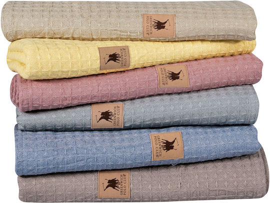 Greenwich Polo Club Blanket Cot 3401 Waffle Beige 110x150cm