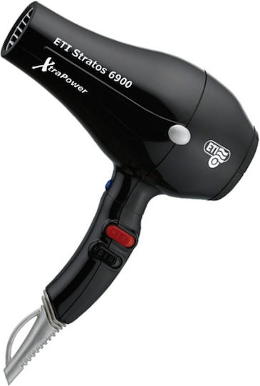 Eti Stratos 6900 Extra Power Professional Hair Dryer 2500W Black