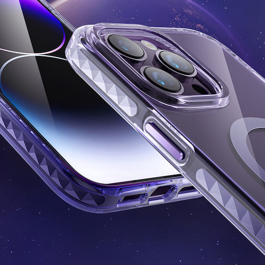 Kingxbar Ice Crystal Back Cover Silicone Silver (iPhone 14)