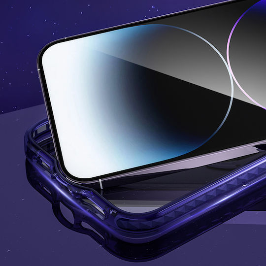 Kingxbar Ice Crystal Back Cover Silicone Purple (iPhone 14 Pro)