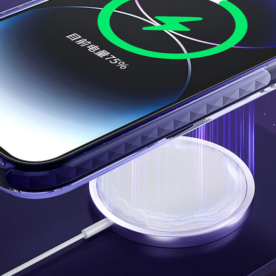Kingxbar Ice Crystal Back Cover Σιλικόνης Γκρι (iPhone 14 Plus)