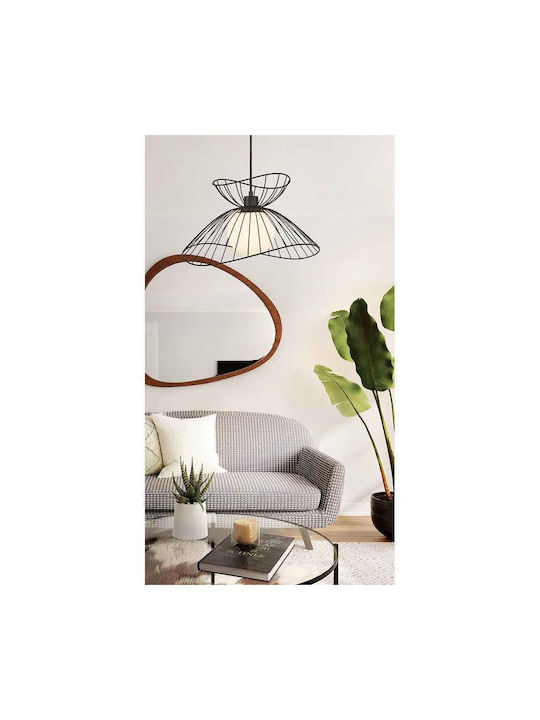 Viokef Belinda Pendant Light Black Ball with Socket E27 45x29cm