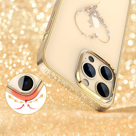 Kingxbar Wish Back Cover Πλαστικό Χρυσό (iPhone 14)