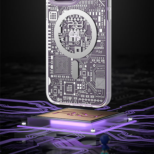 Kingxbar Geek Back Cover 0.3mm Silver (iPhone 14 Pro Max)