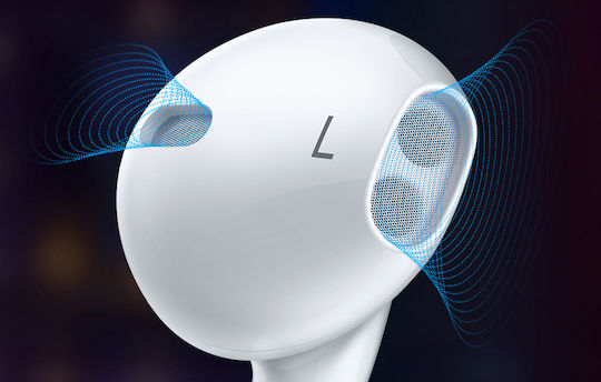 Mcdodo HP-6070 Earbuds Handsfree με Βύσμα USB-C Λευκό