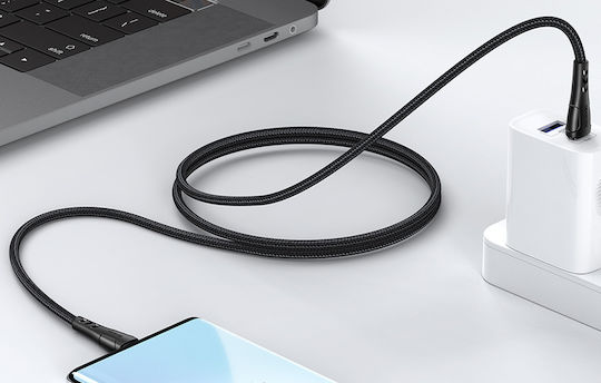 Mcdodo CA-7641 Braided USB 2.0 Cable USB-C Male - USB-C 60W Black 1.2m