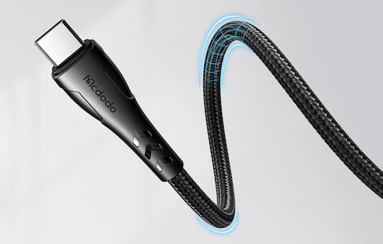 Mcdodo CA-7641 Braided USB 2.0 Cable USB-C Male - USB-C 60W Black 1.2m
