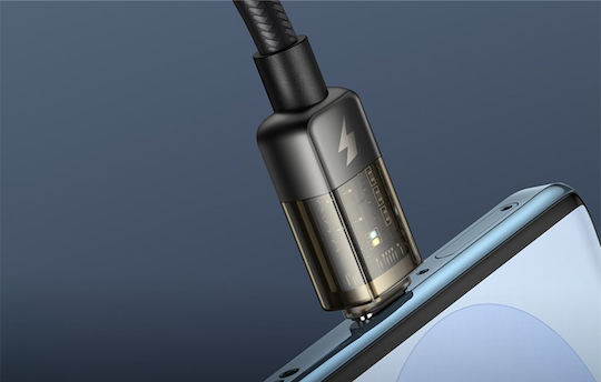Mcdodo CA-3150 Braided USB 2.0 Cable USB-C male - USB-A 66W Μαύρο 1.2m CA-3150