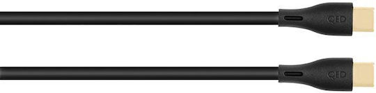QED QED USB Typ-C Kabel USB-C Männlich Schwarz 0.15m