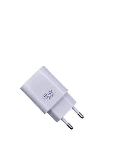 Φορτιστής με Θύρα USB-C και Καλώδιο USB-C - Lightning 20W Power Delivery Λευκός (KT-02)