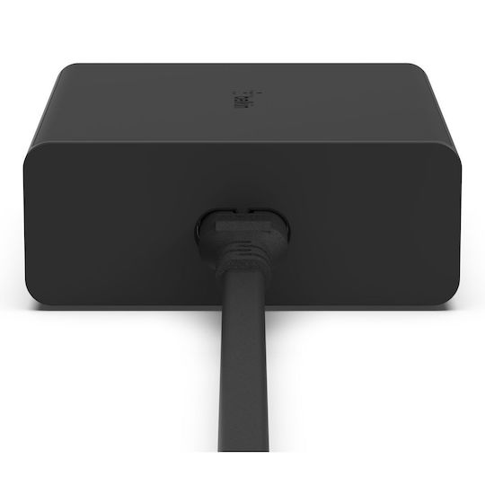 Belkin Wireless GaN Charger With 2 USB-A Output Ports And 2 USB-C Output Ports 108W Black