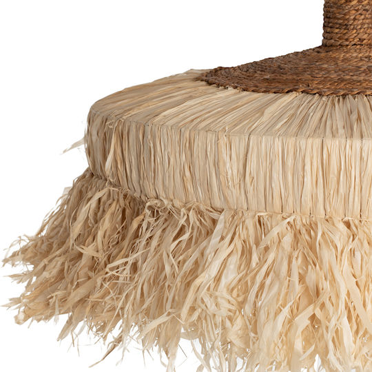 HomeMarkt Ceiling Light Beige Boho with Rope for E27 Socket 80x80cm
