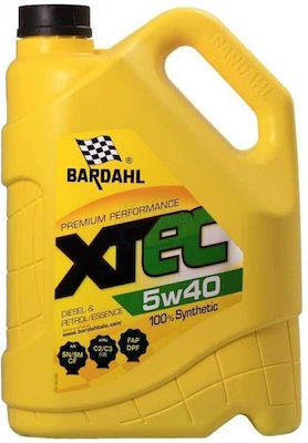 Bardahl XTEC Synthetic Car Lubricant 5W-40 C3 5lt