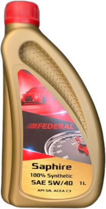 Federal Saphire Συνθετικό Λάδι Αυτοκινήτου 5W-40 1lt