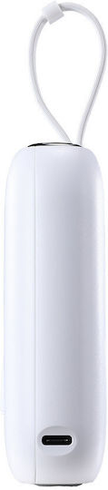 Joyroom Colorful Series JR-L012 Power Bank 10000mAh 22.5W с 2 USB-C порта Бял