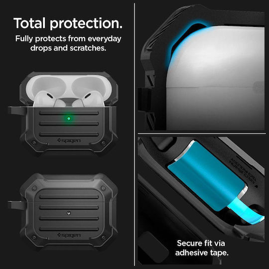 Spigen Tough Armor MagSafe Калъф в Черен цвят за Apple AirPods Pro