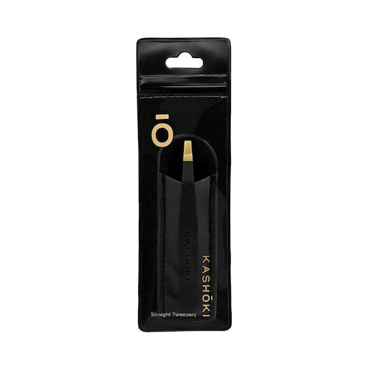 Kashoki Τσιμπιδάκι Φρυδιών με Λοξή Μύτη Slant Μαύρο 9.6cm