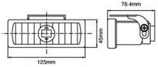 Sirius Rectangular Faruri antipană Auto Universal 2buc