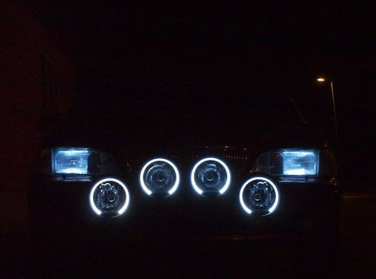 Кръглаς Водоустойчив Фарове за мъгла за кола LED Универсален 12 / 24V 100W с Бял осветление 1бр