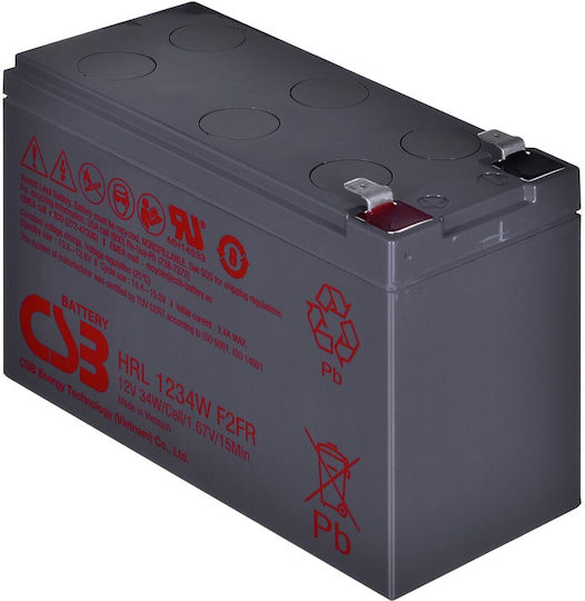 CSB HRL1234WF2FR Μπαταρία UPS με Τάση 12V 1τμχ