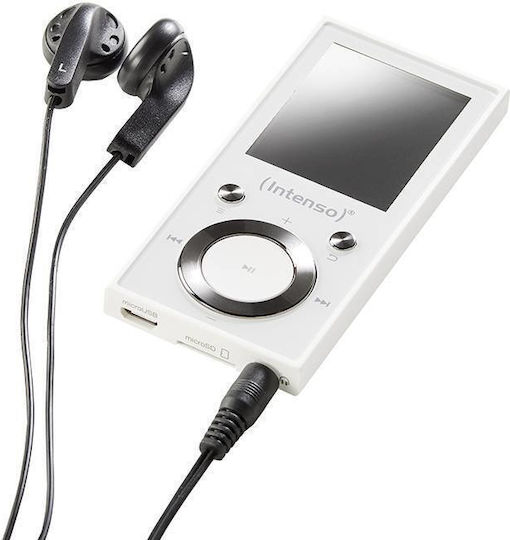 Intenso Video Scooter BT MP3 Player (16GB) with LCD Screen 1.8" White