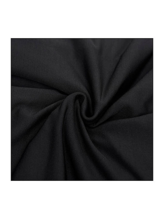 vidaXL Husă Elastică Fotoliu Negru 1buc 332932
