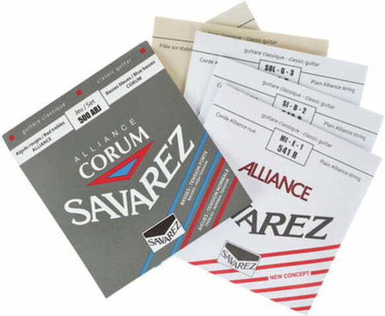 Savarez Single Carbon Classical Guitar Strings 6 Pieces