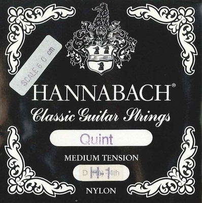 Hannabach 839 Medium Tension Quint Μονές Χορδές Nylon Κλασικής Κιθάρας 6τμχ